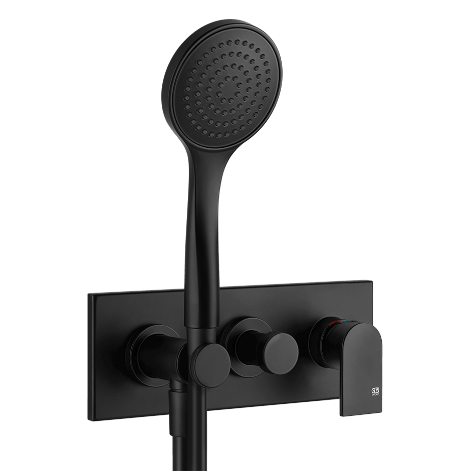 Gessi Bath Mixer 44901 in Matte Black
