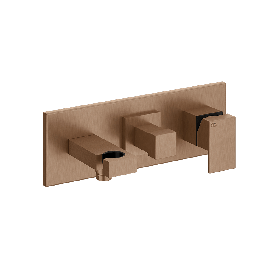 Gessi Bath Mixer 44910 in Copper Brushed Pvd