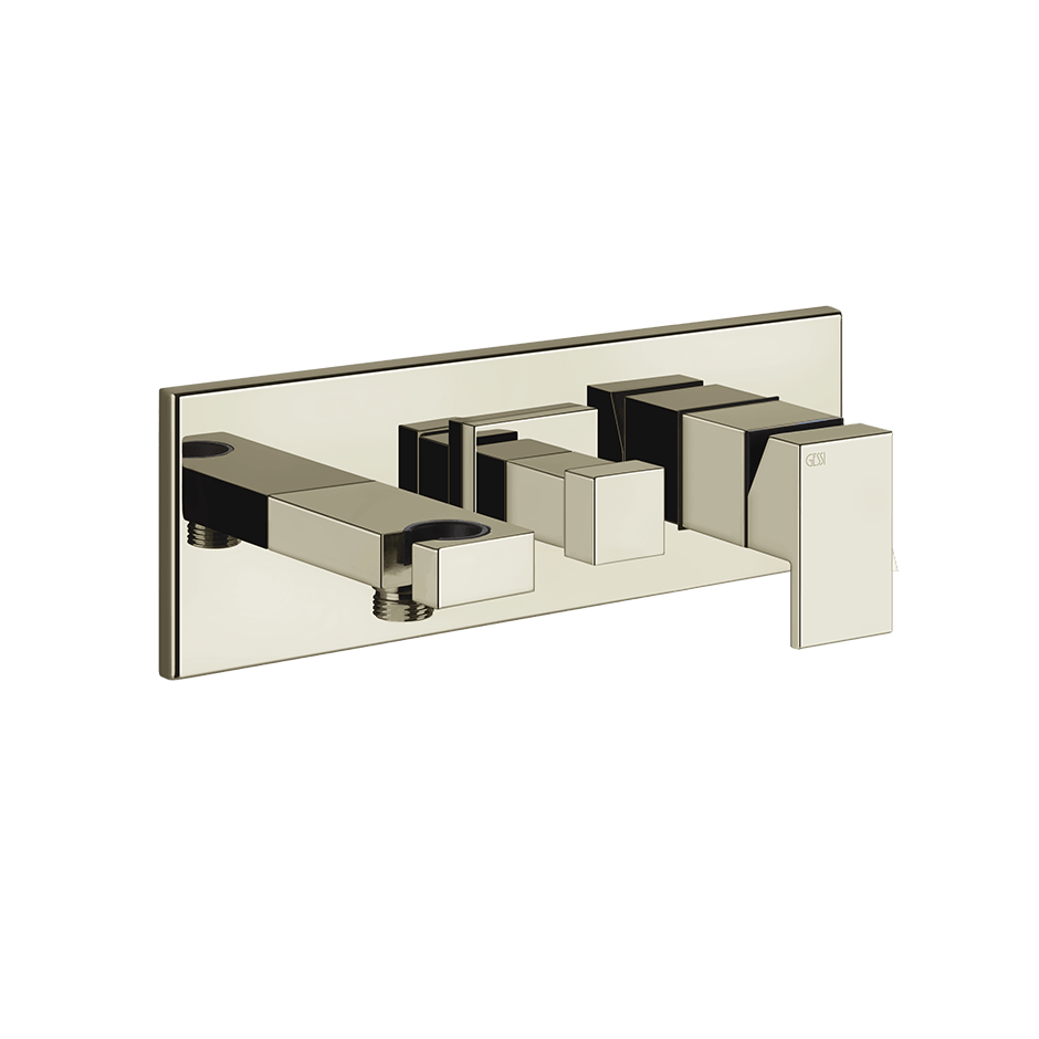 Gessi Bath Mixer 44911 in Nickel Pvd