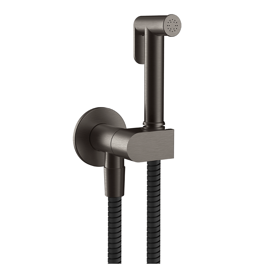 Gessi Shut-Off 45126 in Black Metal Br. Pvd