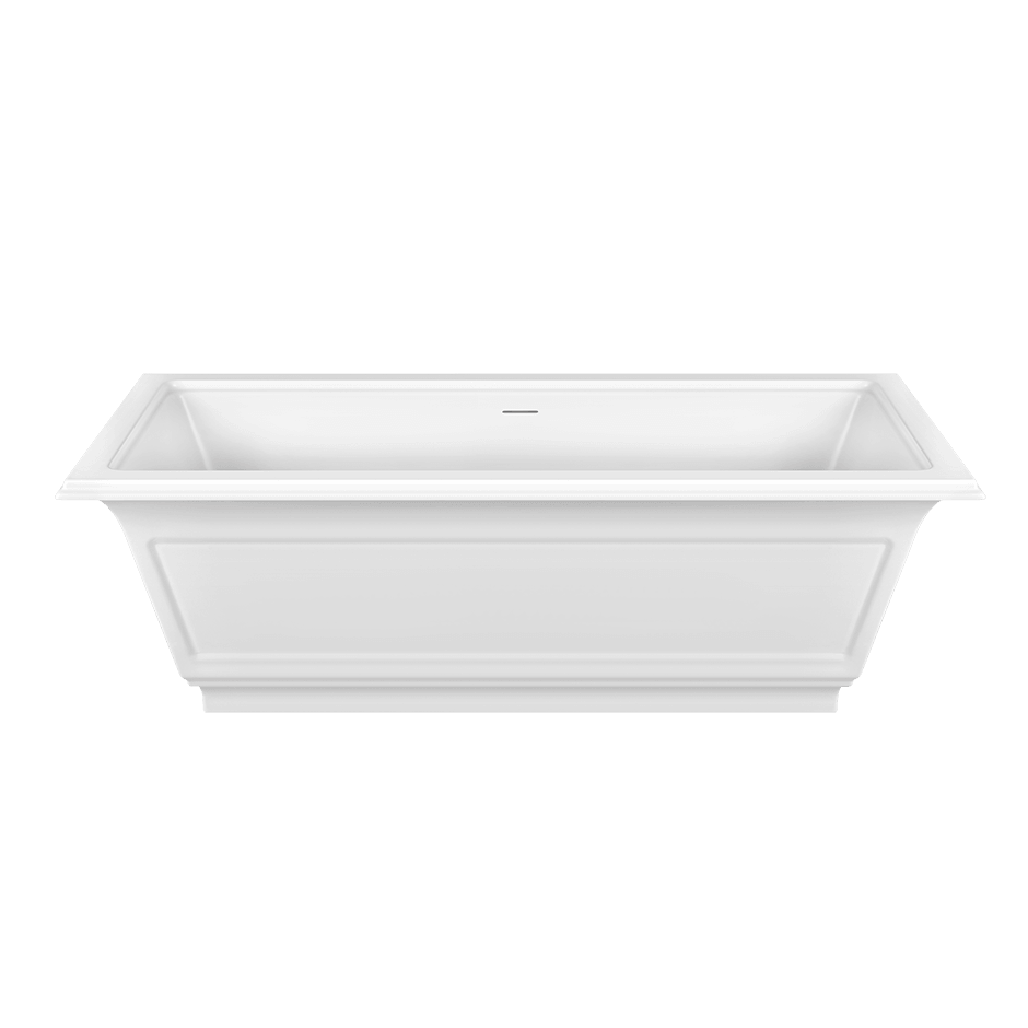 Gessi Bath 46715 in Cristalplant Matt White