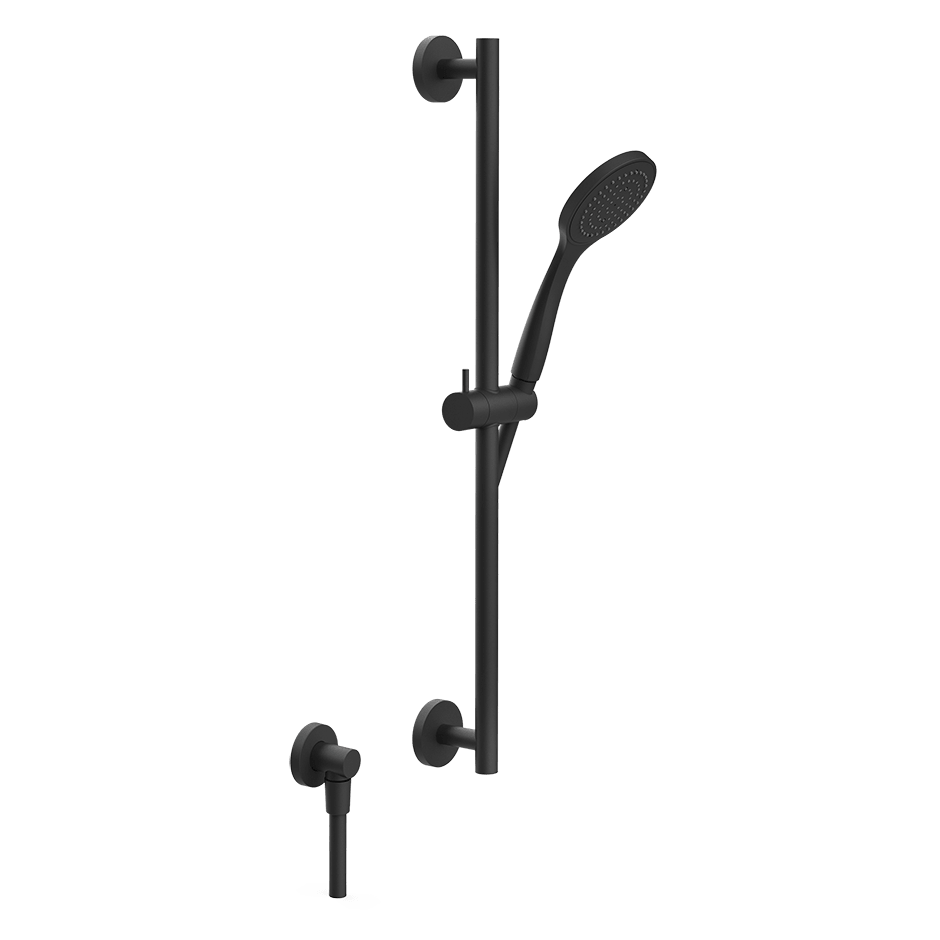 Gessi Sliding Rail 47306 in Matte Black