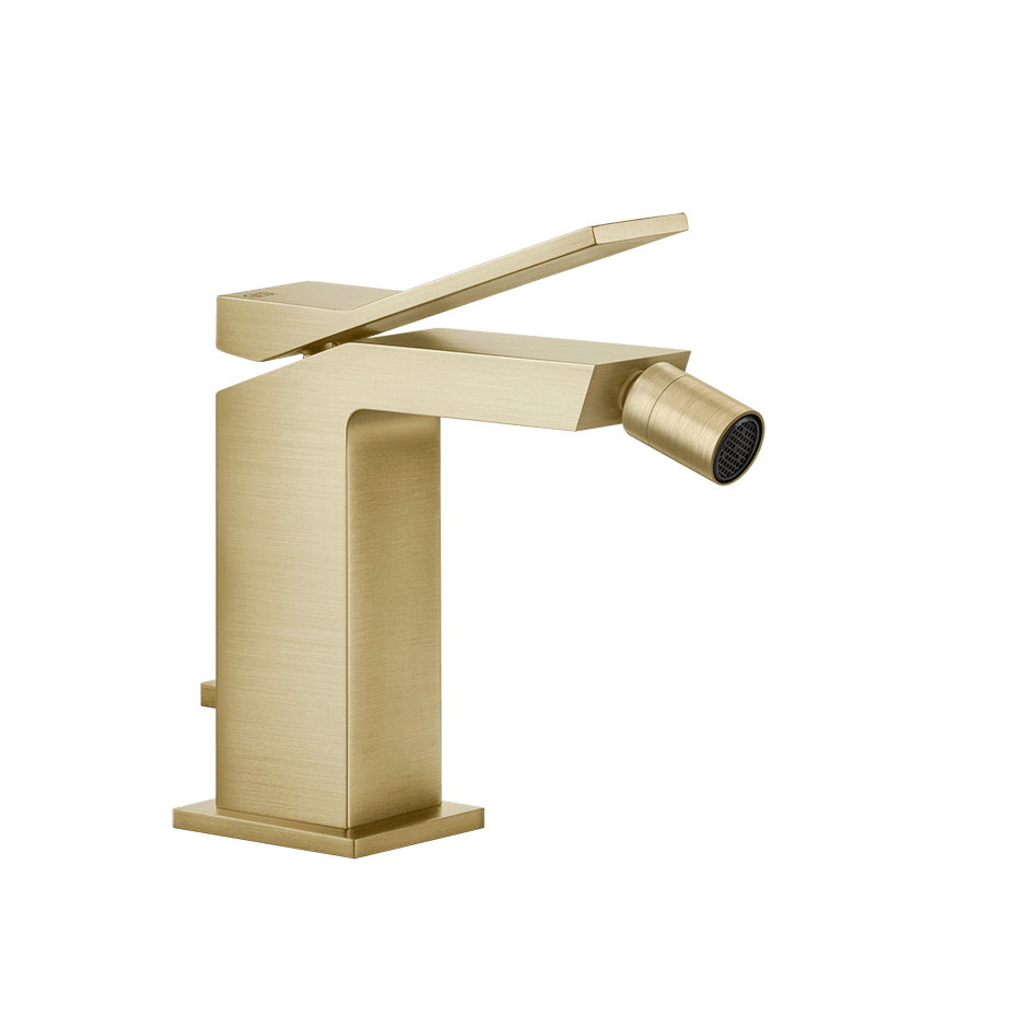 Gessi Bidet Mixer 53007 in Brass Brushed Pvd
