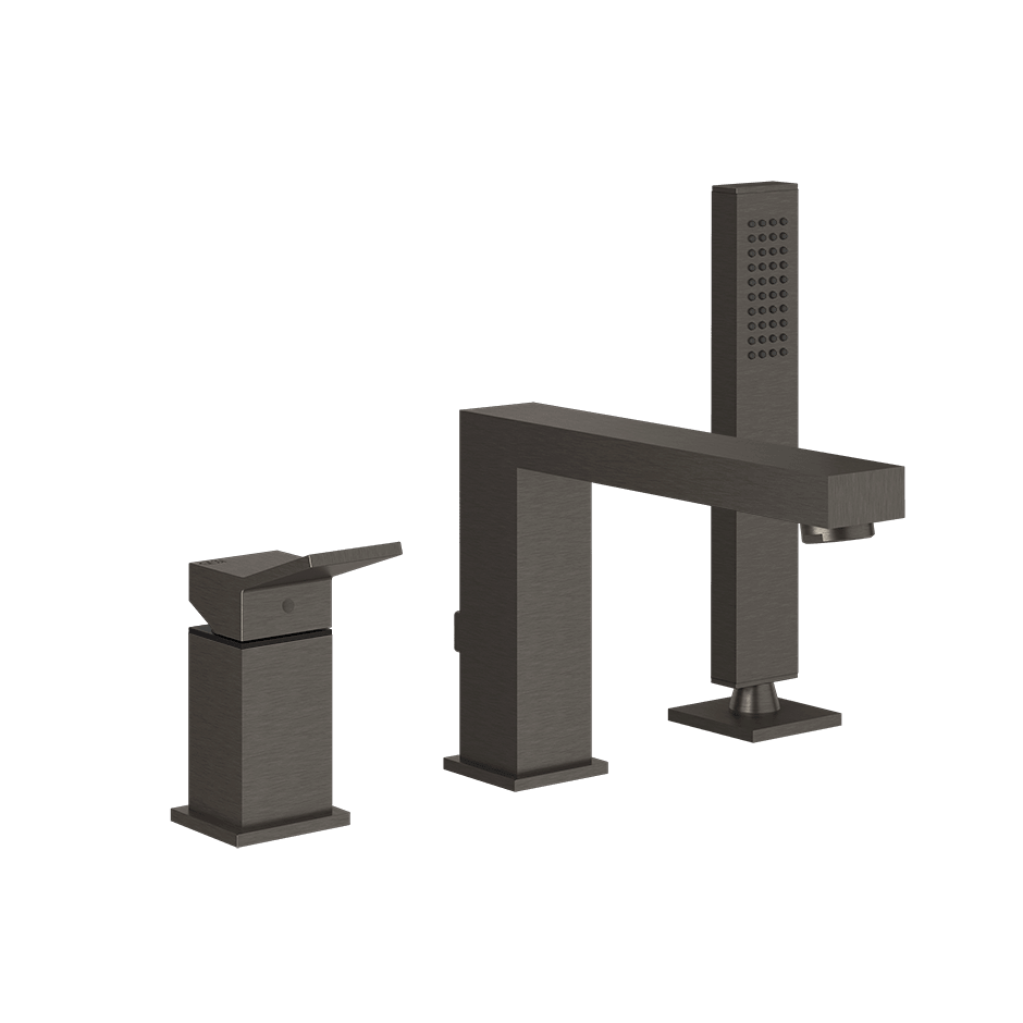 Gessi Bath Mixer 53037 in Black Metal Br. Pvd