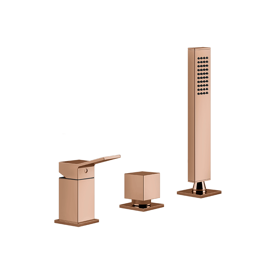 Gessi Bath Mixer 53043 in Copper Pvd