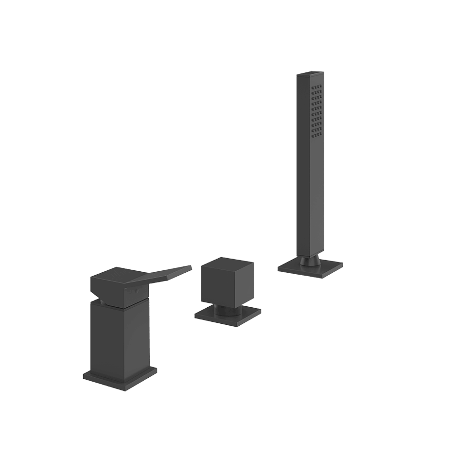 Gessi Bath Mixer 53043 in Matte Black