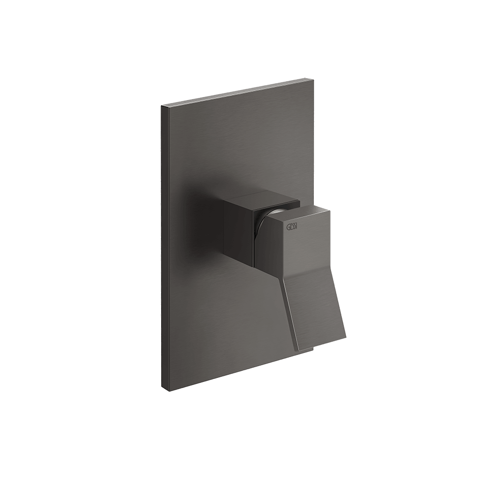 Gessi Shower Mixer 53061 in Black Metal Br. Pvd