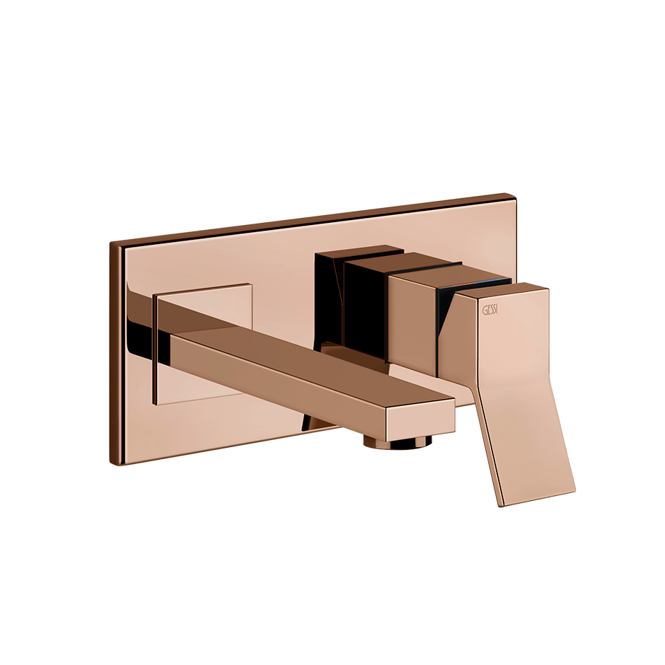 Gessi Washbasin Mixer 53084 in Copper Pvd