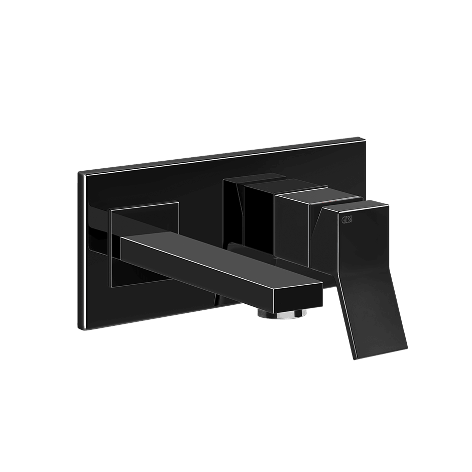 Gessi Washbasin Mixer 53084 in Black Metal Pvd