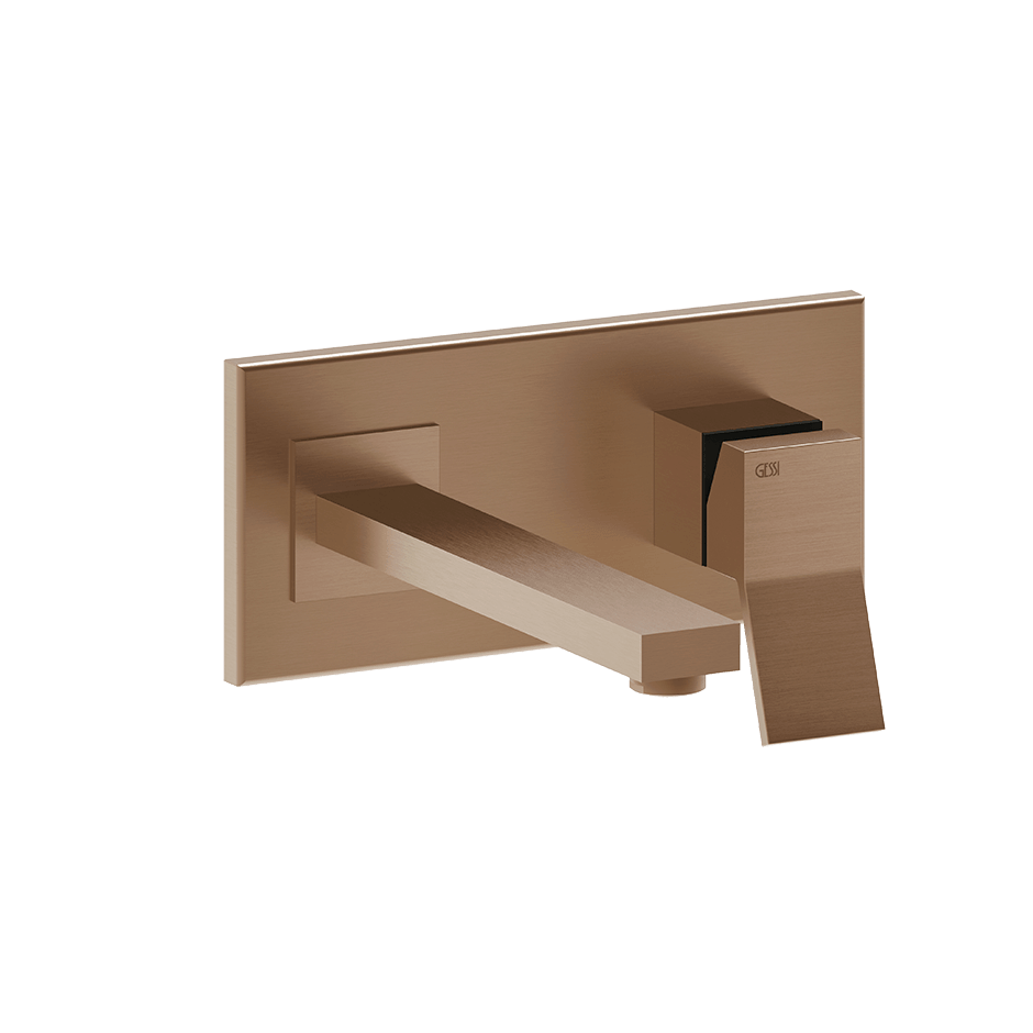 Gessi Washbasin Mixer 53084 in Copper Brushed Pvd