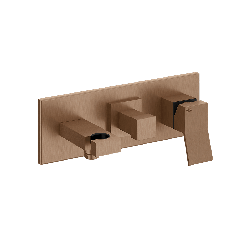 Gessi Shower Mixer 53140 in Copper Brushed Pvd