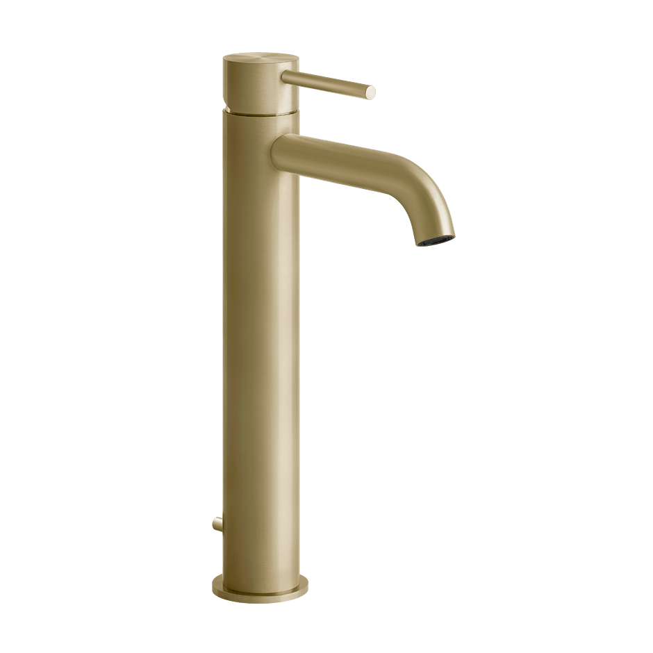 Gessi Washbasin Mixer 54004 in Brass Brushed Pvd