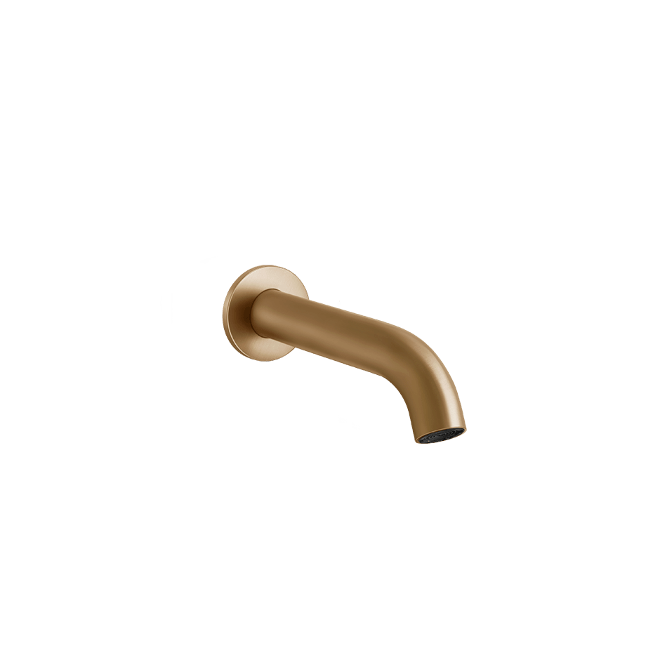 Gessi Bath Spout 54008 in Warm Bronze Br. Pvd