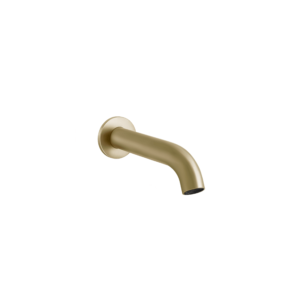 Gessi Bath Spout 54008 in Brass Brushed Pvd