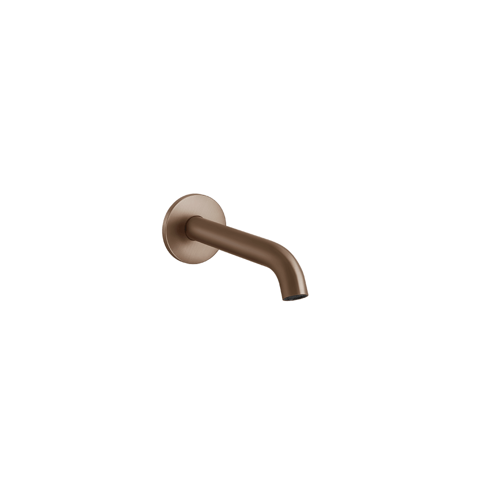 Gessi Basin Spout 54010 in Copper Brushed Pvd