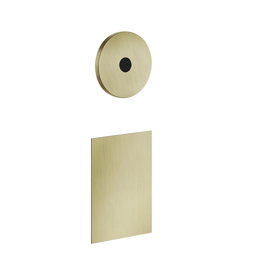 Gessi Electronic Mixer 54020 in Brass Brushed Pvd