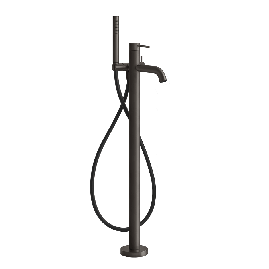 Gessi Bath Mixer 54028 in Black Metal Br. Pvd