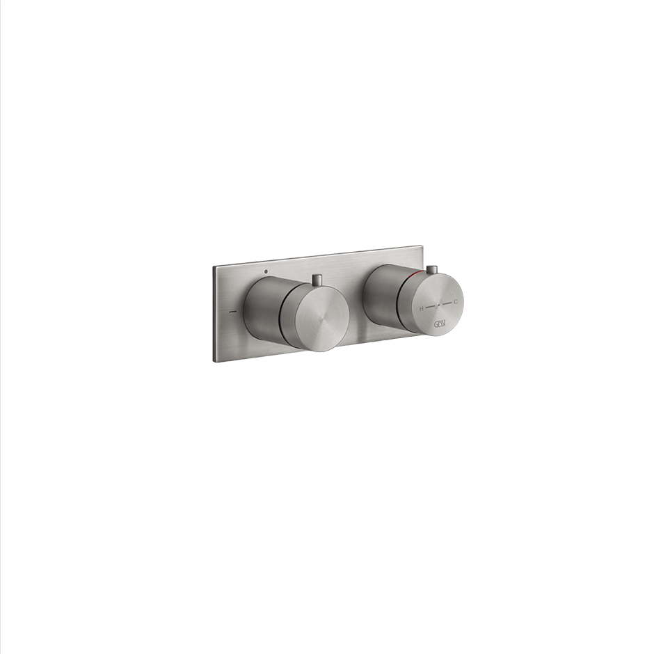 Gessi Shower Mixer 54032 in Steel Brushed