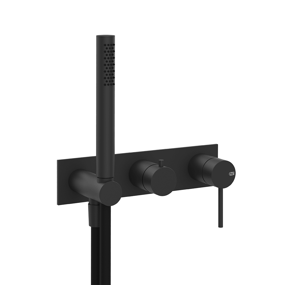 Gessi Bath Mixer 54038 in Matte Black