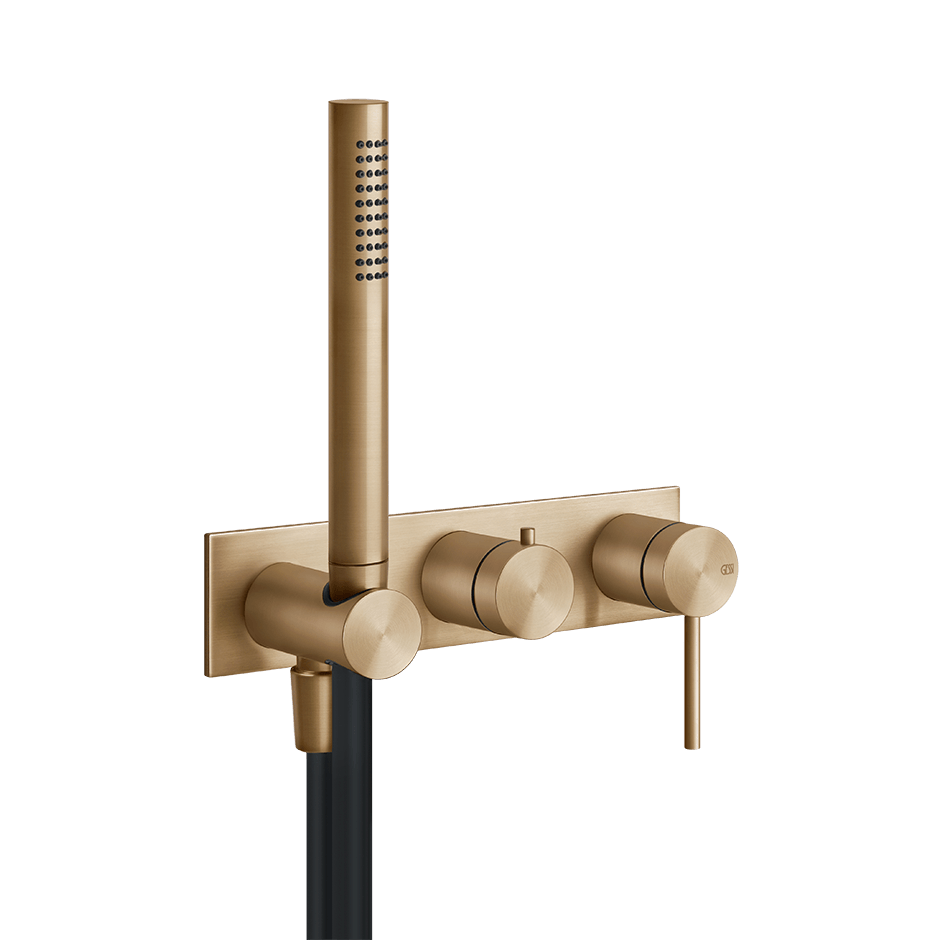 Gessi Bath Mixer 54038 in Warm Bronze Br. Pvd