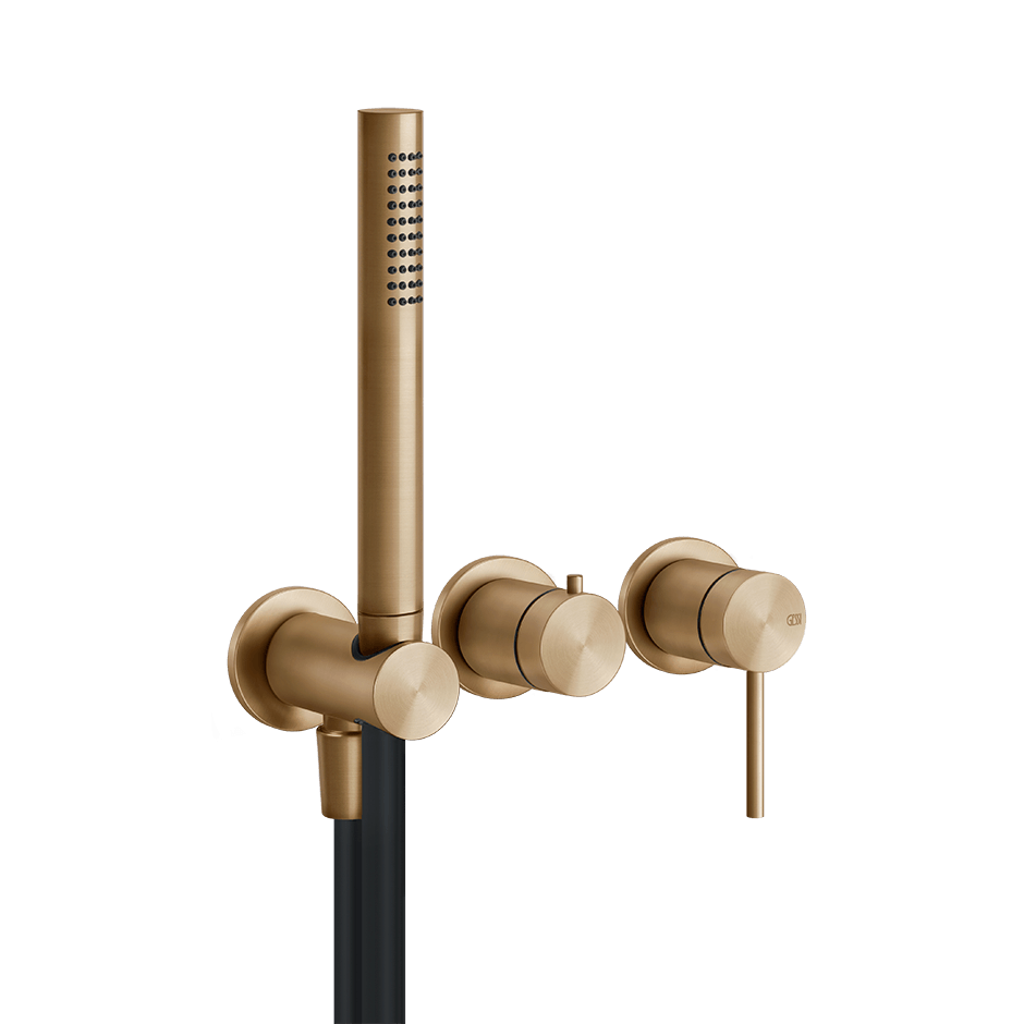 Gessi Bath Mixer 54039 in Warm Bronze Br. Pvd