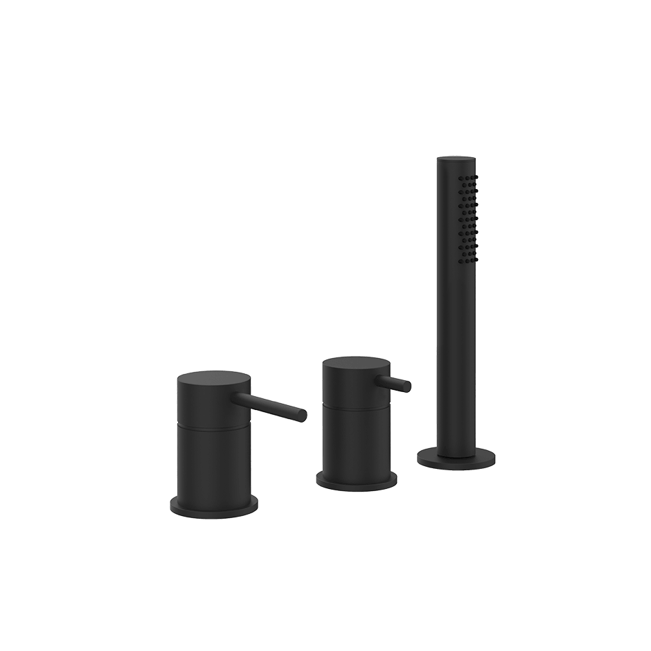 Gessi Bath Mixer 54043 in Matte Black
