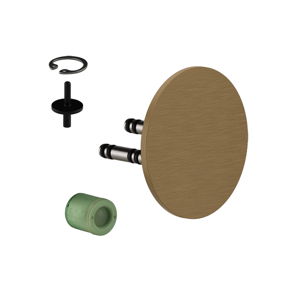 Gessi Handshower Drain Kit 54058 in Antique Brass