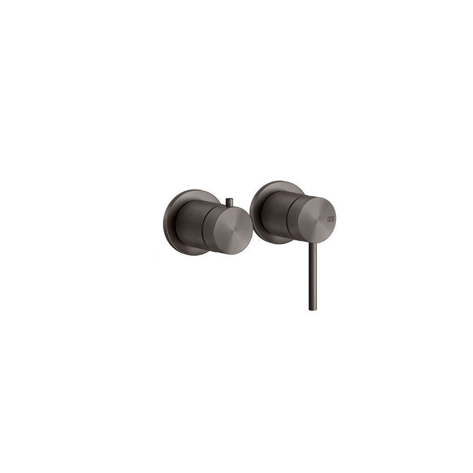 Gessi Shower Mixer 54077 in Black Metal Br. Pvd
