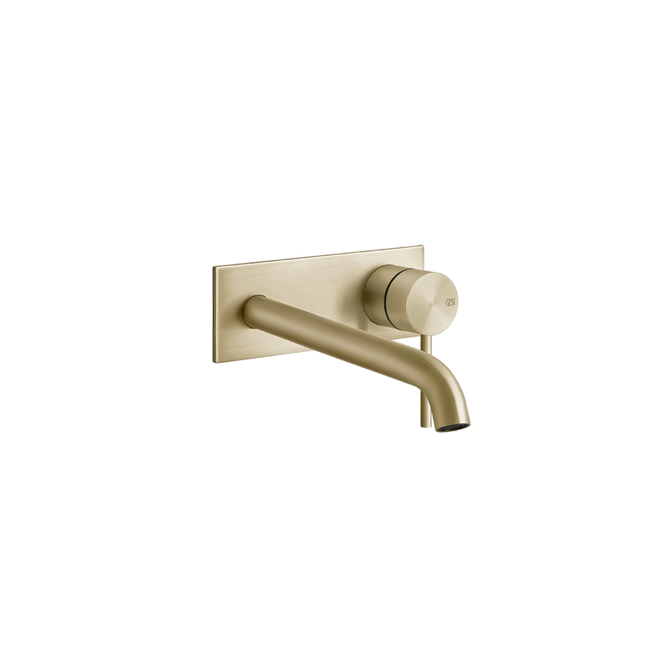 Gessi Washbasin Mixer 54090 in Brass Brushed Pvd
