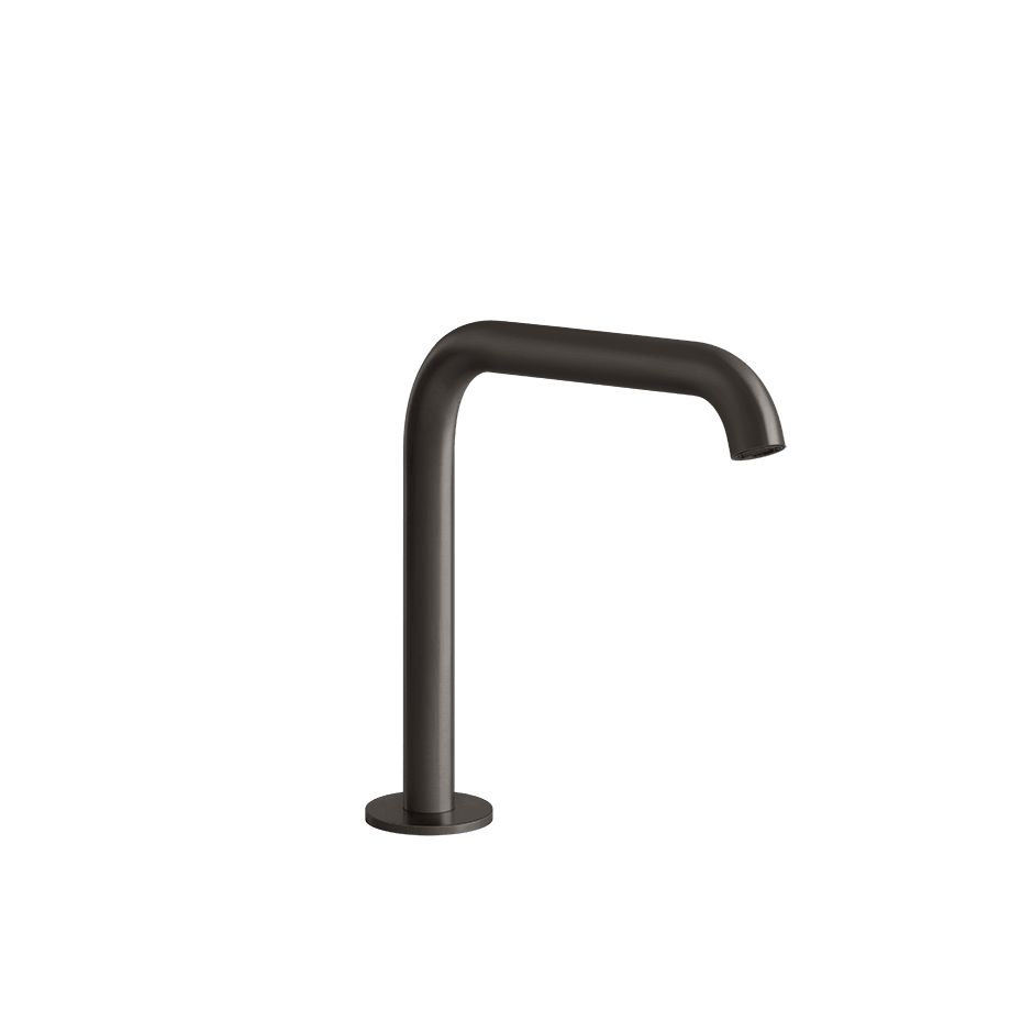 Gessi Basin Spout 54091 in Black Metal Br. Pvd