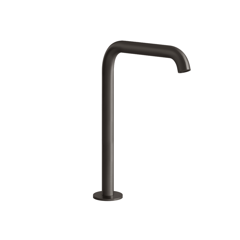 Gessi Basin Spout 54093 in Black Metal Br. Pvd
