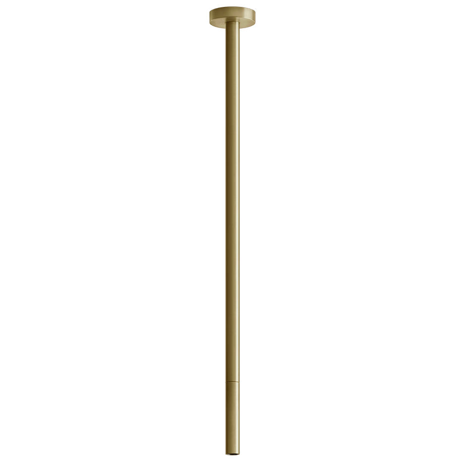 Gessi Basin Spout 54096 in Brass Brushed Pvd