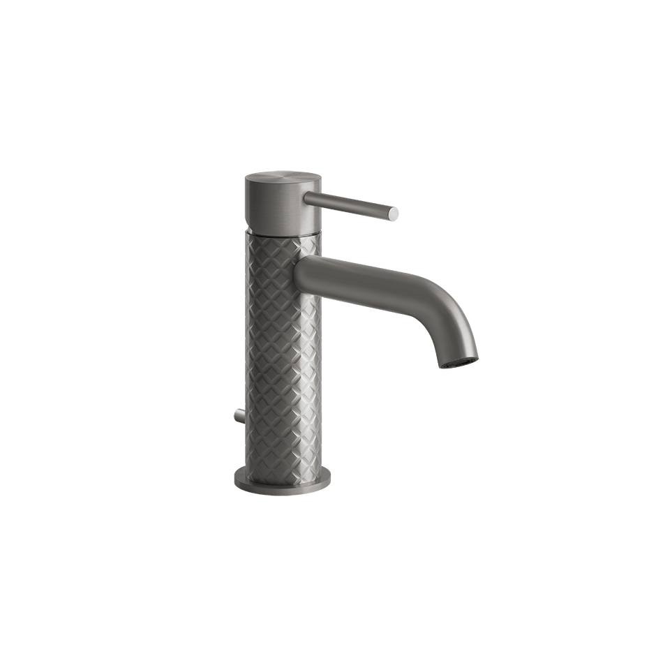 Gessi Washbasin Mixer 54101 in Steel Brushed