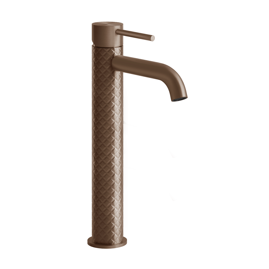 Gessi Washbasin Mixer 54109 in Copper Brushed Pvd