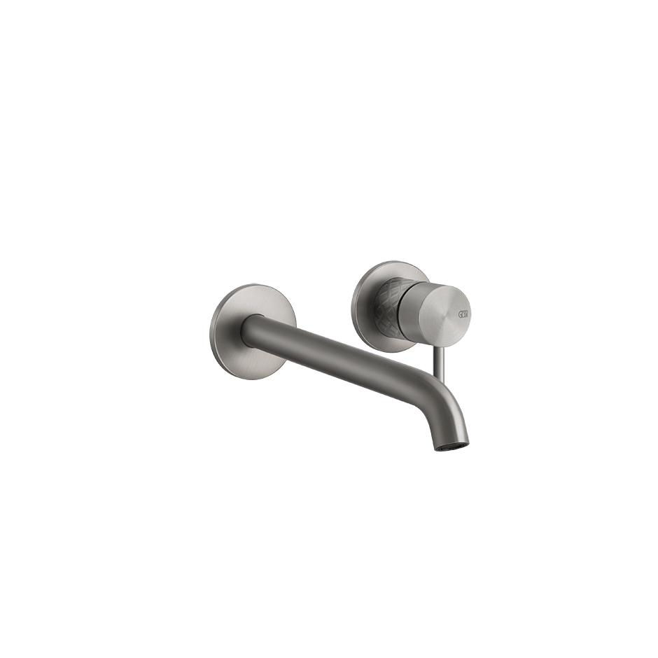 Gessi Washbasin Mixer 54189 in Steel Brushed