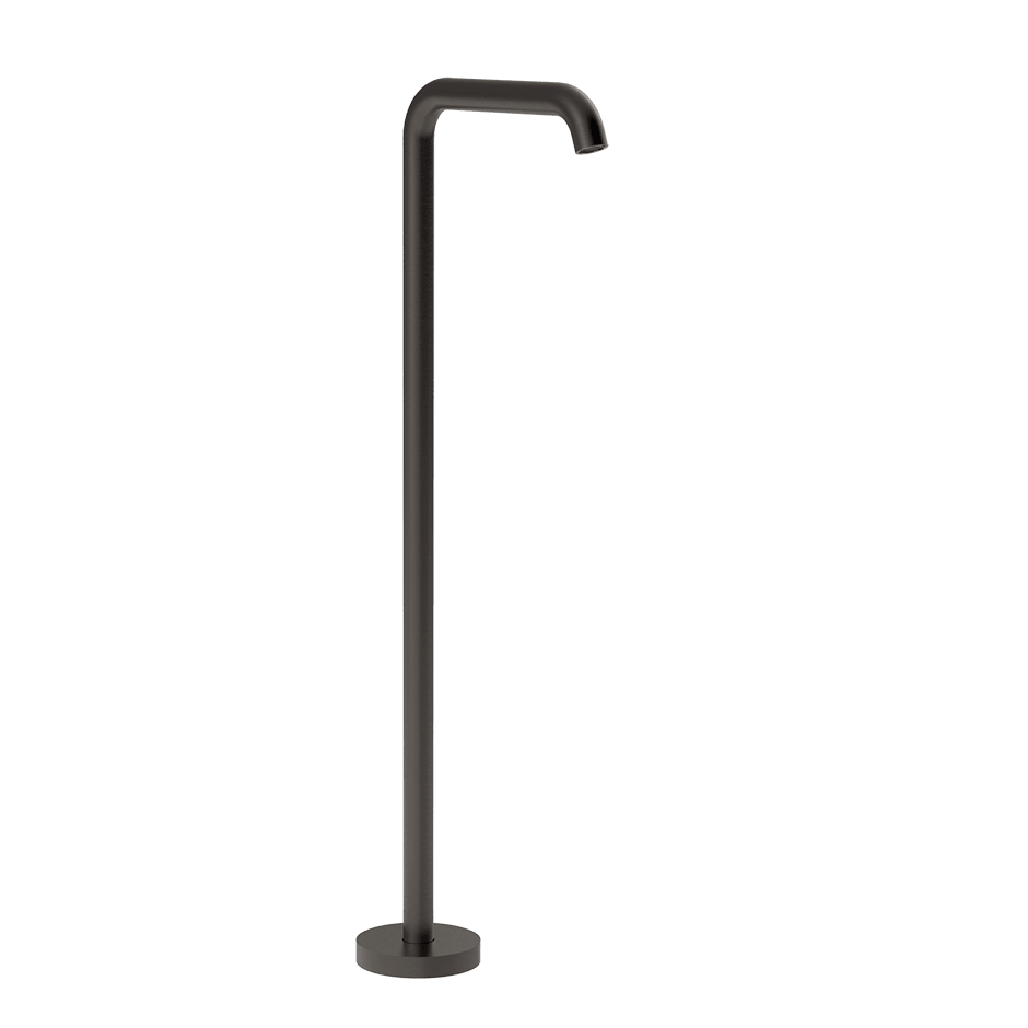 Gessi Bath Spout 54195 in Black Metal Br. Pvd