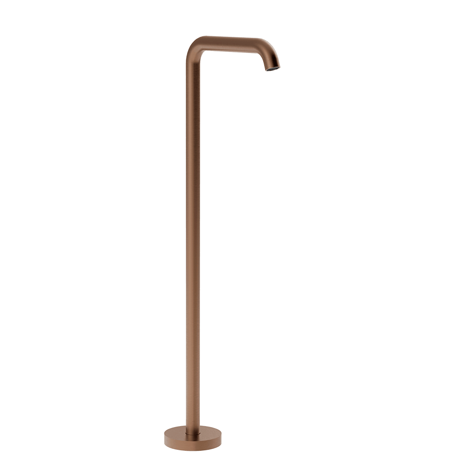 Gessi Bath Spout 54195 in Copper Brushed Pvd