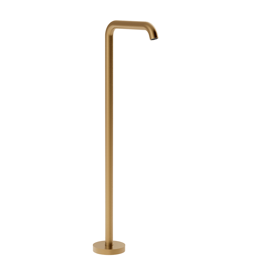 Gessi Bath Spout 54195 in Warm Bronze Br. Pvd