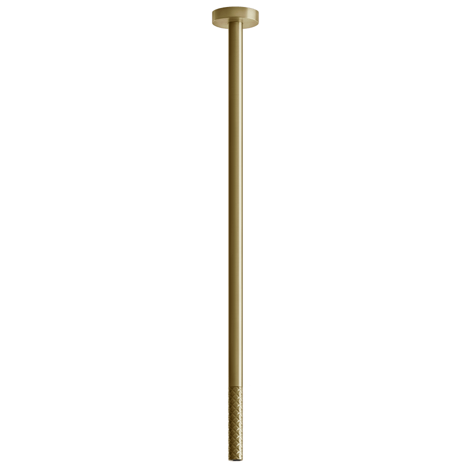 Gessi Basin Spout 54196 in Brass Brushed Pvd