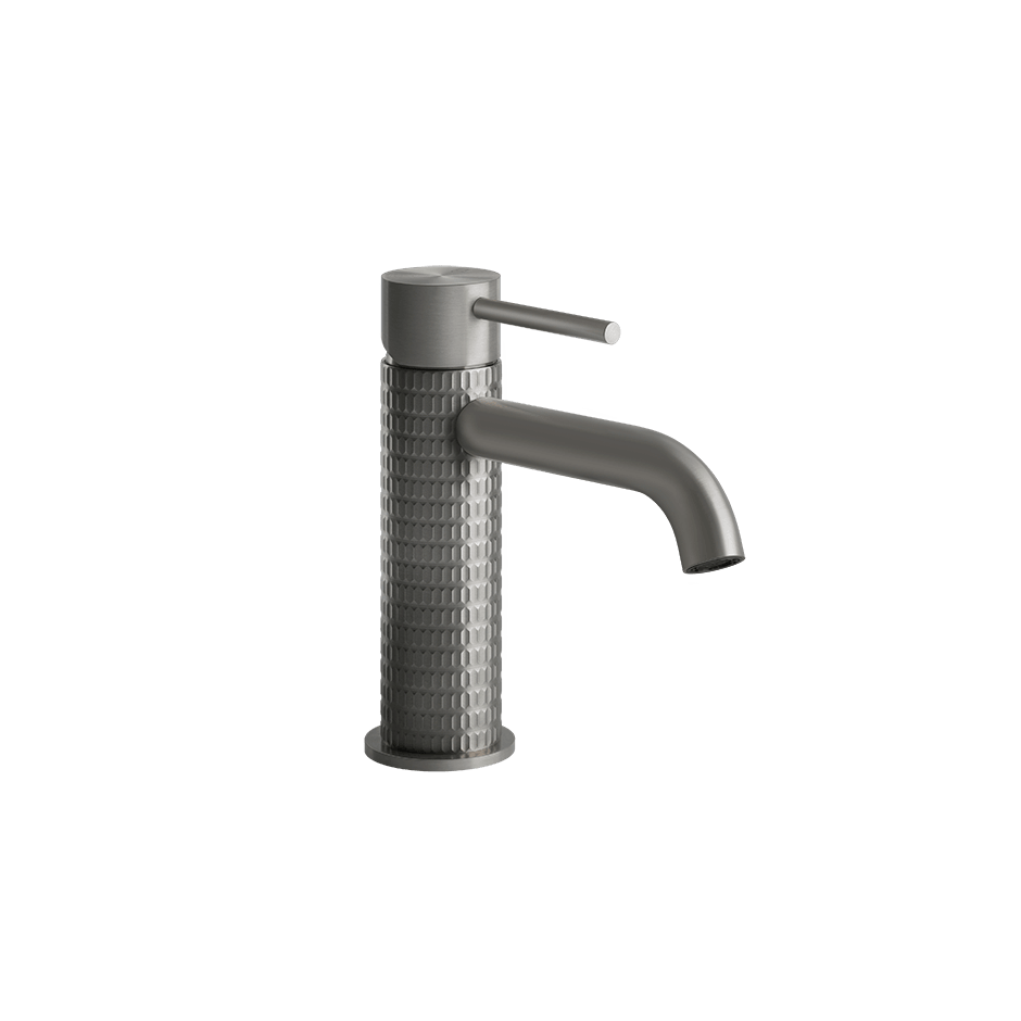 Gessi Washbasin Mixer 54202 in Steel Brushed