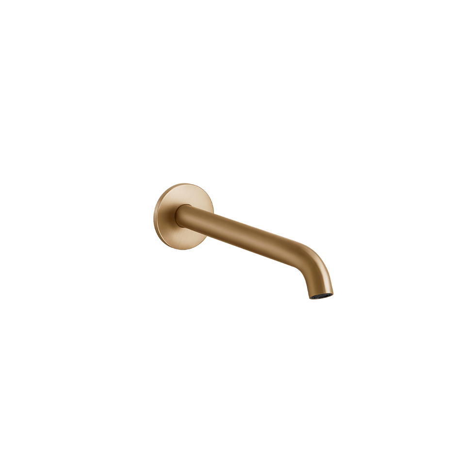 Gessi Basin Spout 54210 in Warm Bronze Br. Pvd