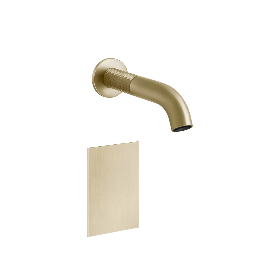 Gessi Electronic Mixer 54215 in Brass Brushed Pvd