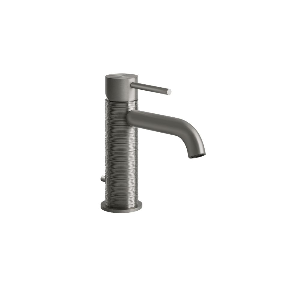 Gessi Washbasin Mixer 54301 in Steel Brushed