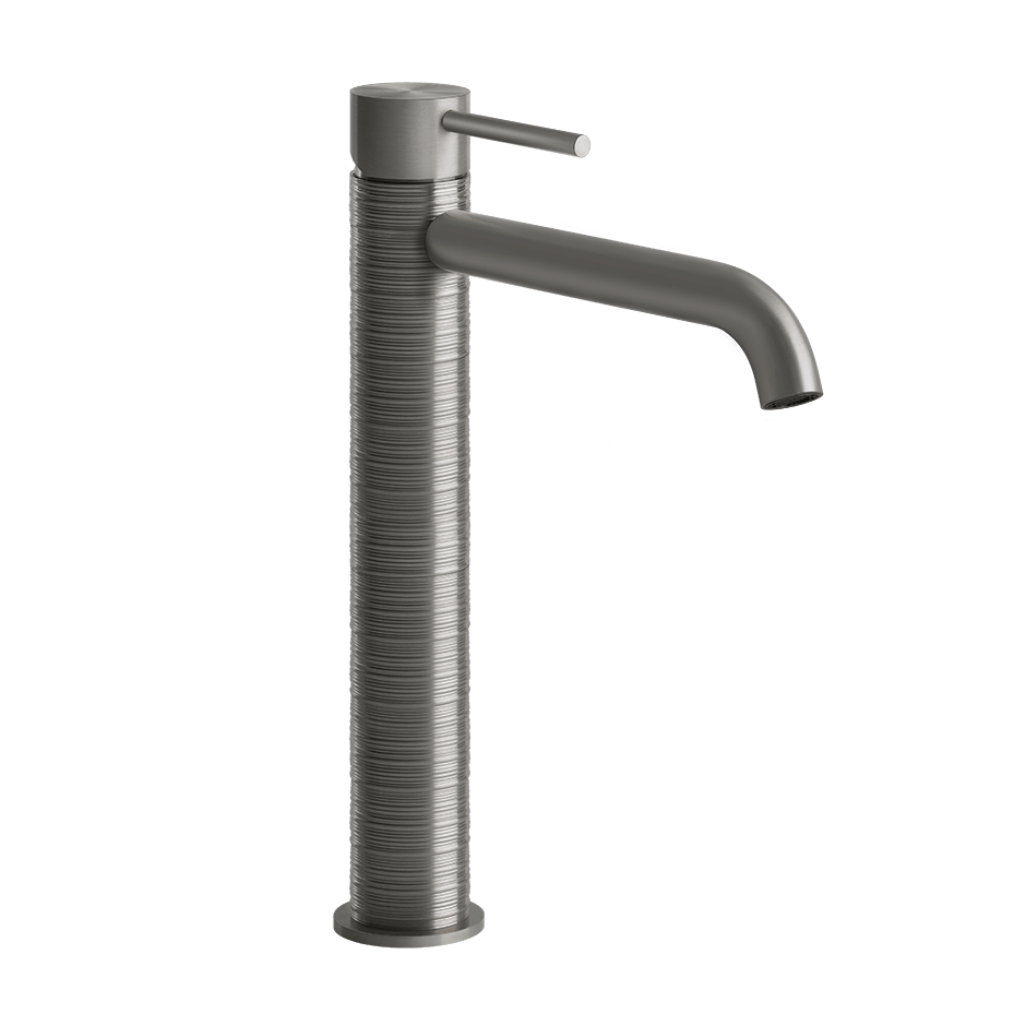 Gessi Washbasin Mixer 54306 in Steel Brushed