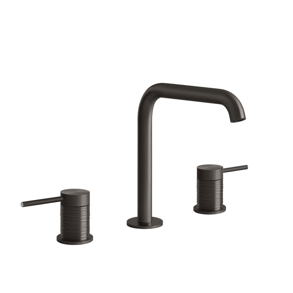 Gessi Washbasin Group 54312 in Black Metal Br. Pvd