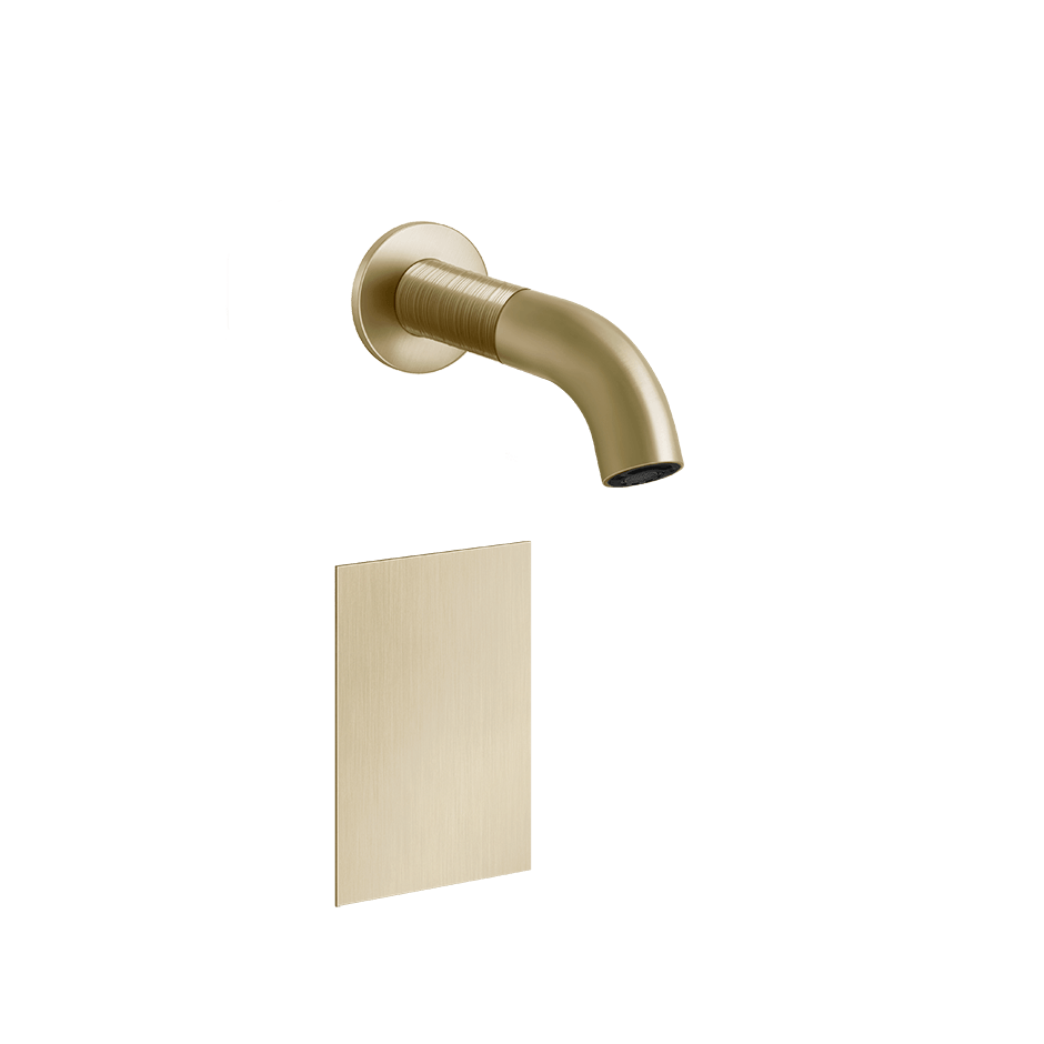 Gessi Electronic Mixer 54314 in Brass Brushed Pvd