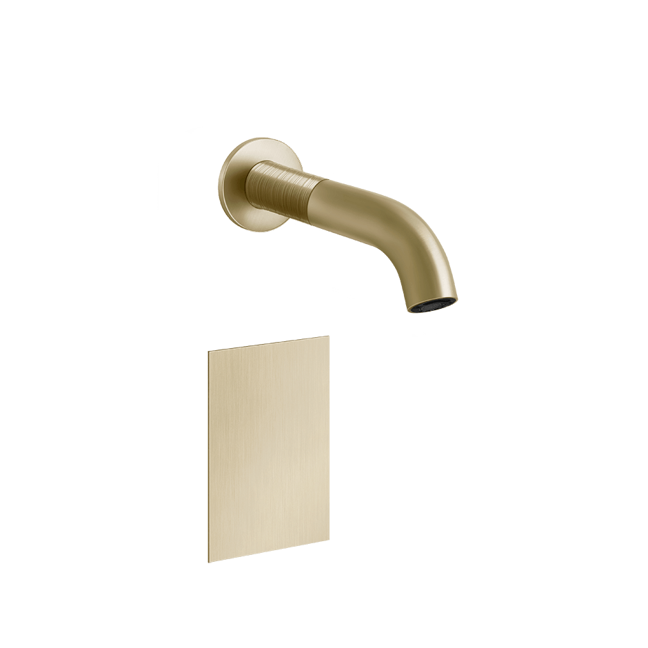 Gessi Electronic Mixer 54315 in Brass Brushed Pvd
