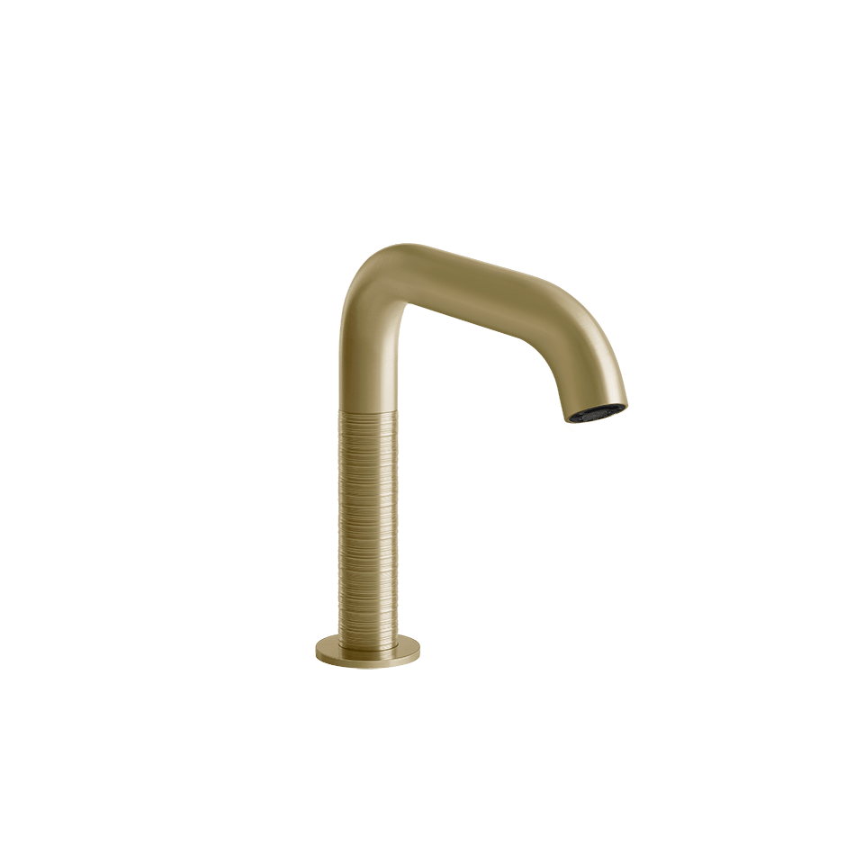 Gessi Electronic Mixer 54381 in Brass Brushed Pvd