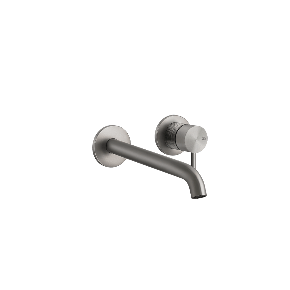 Gessi Washbasin Mixer 54389 in Steel Brushed