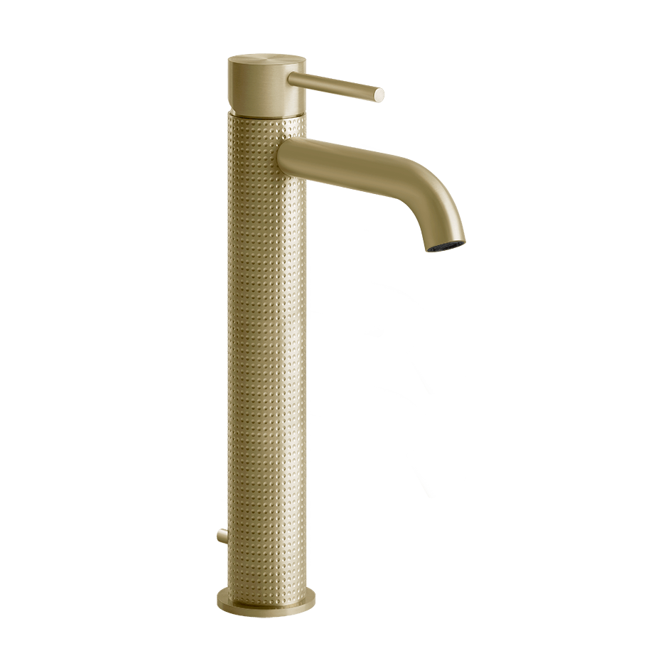 Gessi Washbasin Mixer 54404 in Brass Brushed Pvd